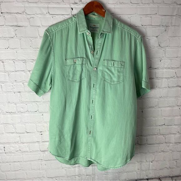 Tommy Bahama Jeans Island Crafted Button Down Small - Picture 1 of 6